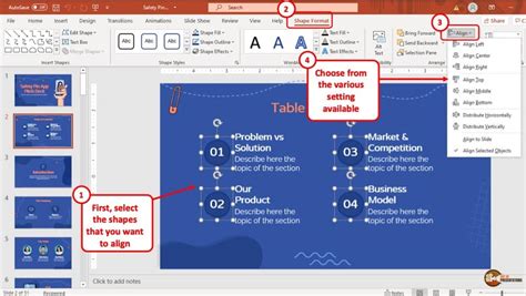 how to distribute text boxes evenly in powerpoint|how to align text box.